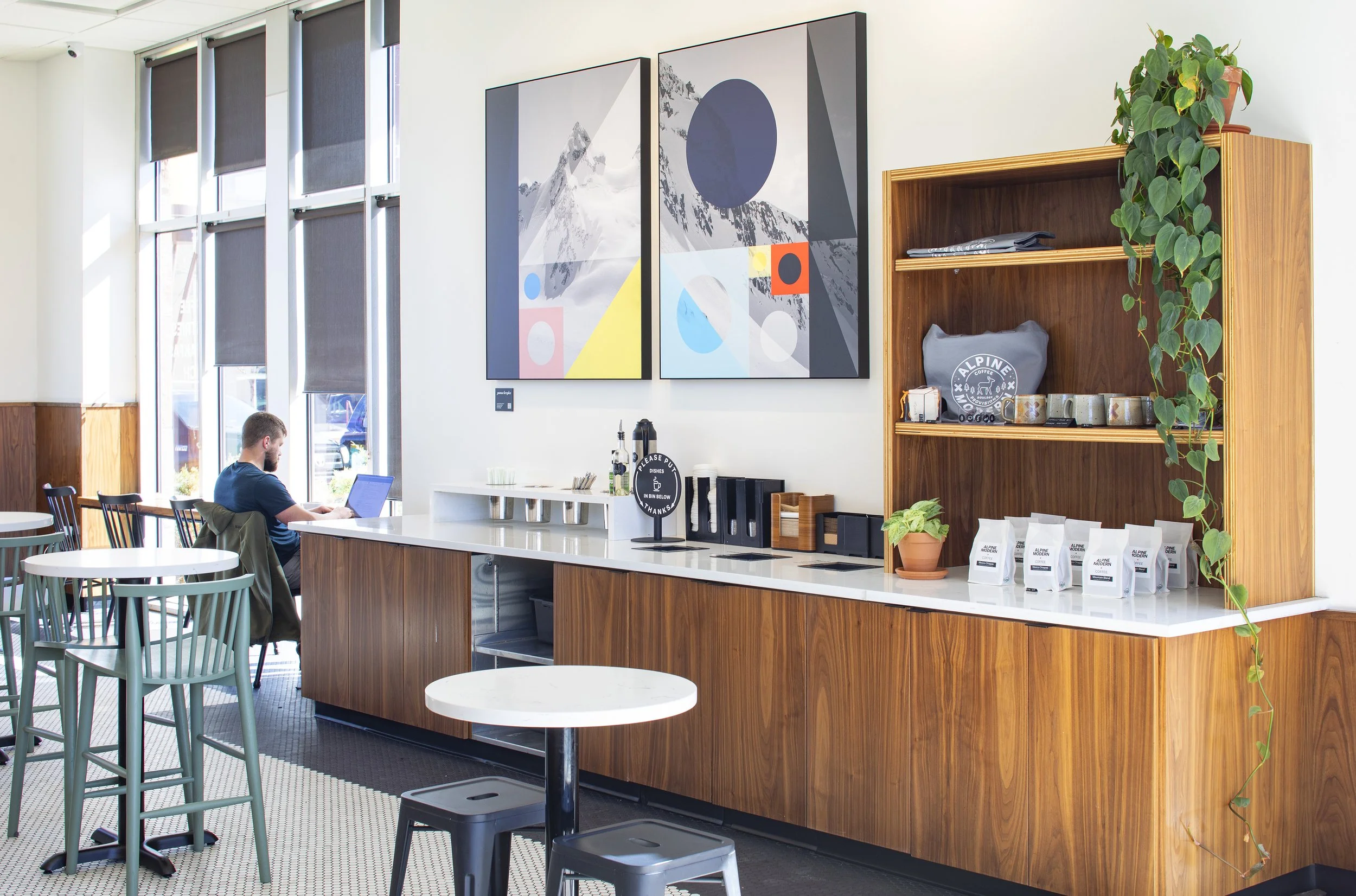 Coffee and food at Alpine Modern Cafe Boulder